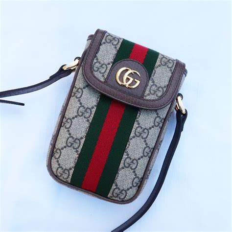 gucci crossbody cell phone case|Gucci accessory collection crossbody.